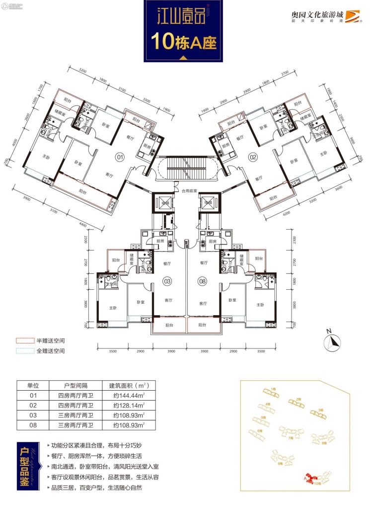 > 奥园文化旅游城 韶关印象岭南户型图