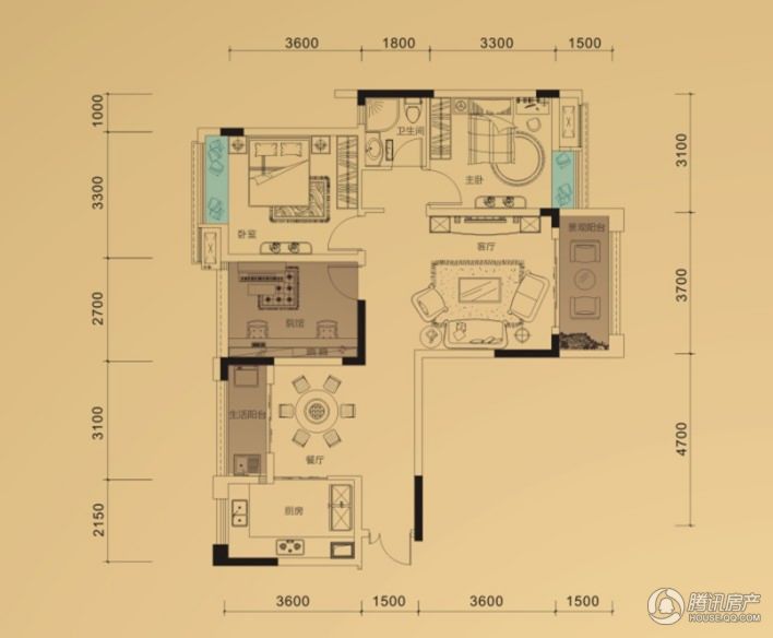 > 鲁能领秀城户型图