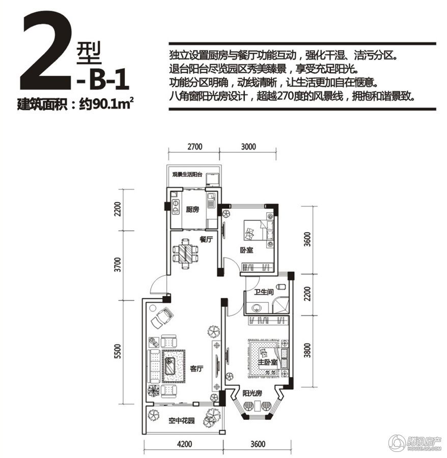 > 润扬双河鹭岛户型图