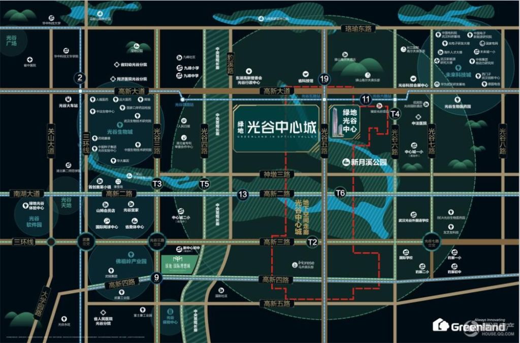 武汉_绿地光谷中心城_图片展示|楼盘动态|房产图库