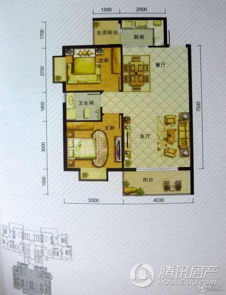 > 嘉馨苑户型图