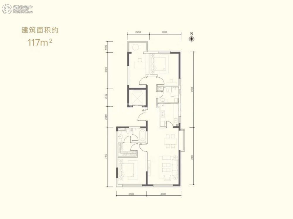 > 泰禾·金府大院户型图