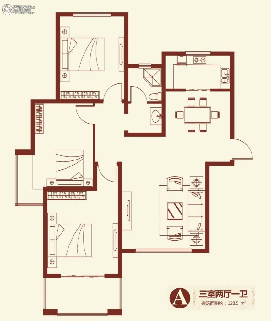 > 紫薇壹号·西韵户型图