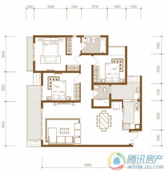 > 龙湖春森彼岸四期户型图