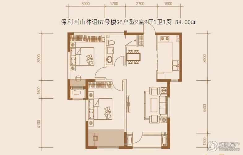 保利西山林语 楼盘相册 > 保利西山林语户型图  求组团看房团筹备中