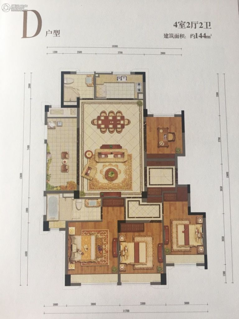 > 九洲绿城·翠湖香山户型图