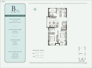 余姚漫悦湾3室2厅2卫98平方米户型图