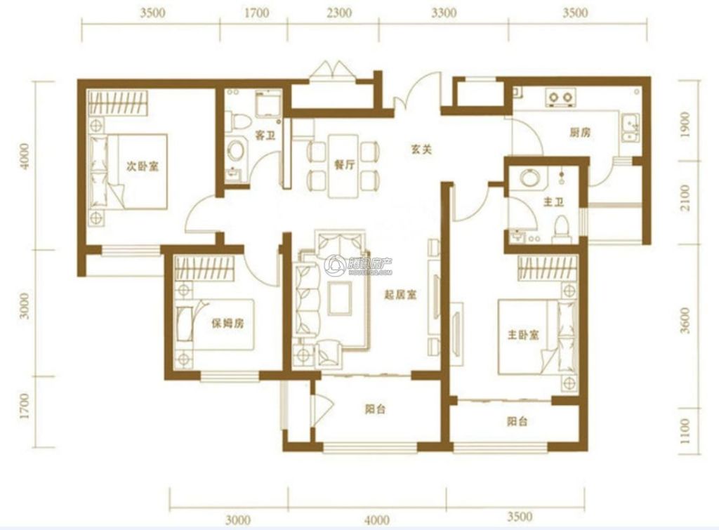 > 瑞基·龙度华府户型图