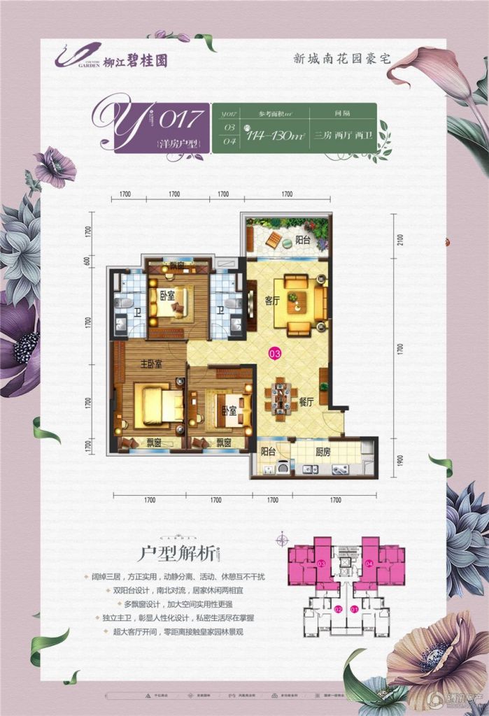 > 柳江碧桂园户型图