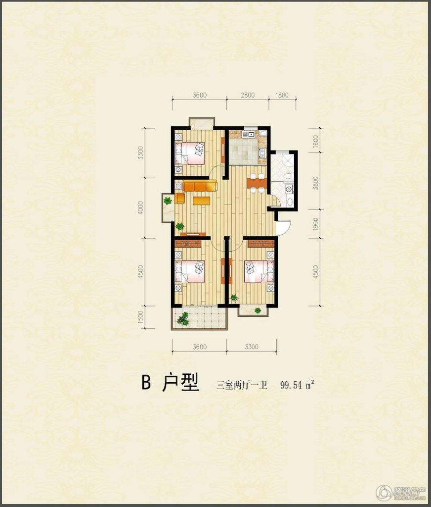  学府街户型图