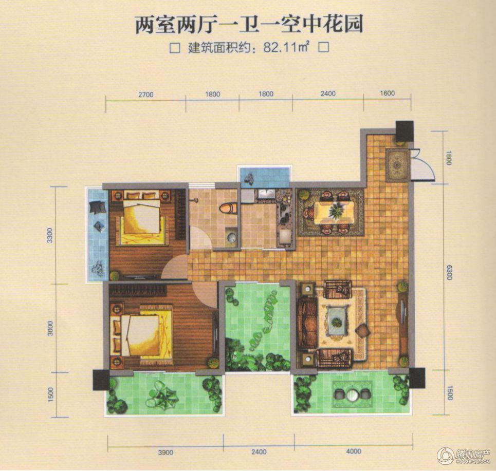 > 春华嘉苑二期户型图