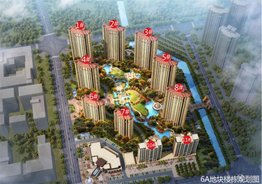 > 中南世纪城规划图