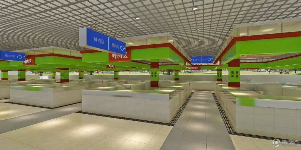 黑山农贸综合市场效果图