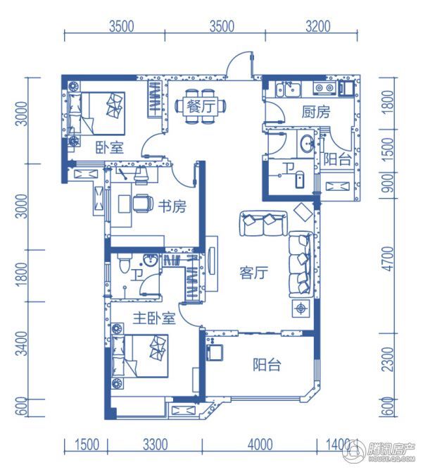 > 半山云庭户型图