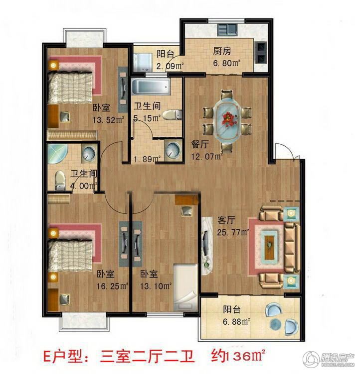 > 金域华府户型图