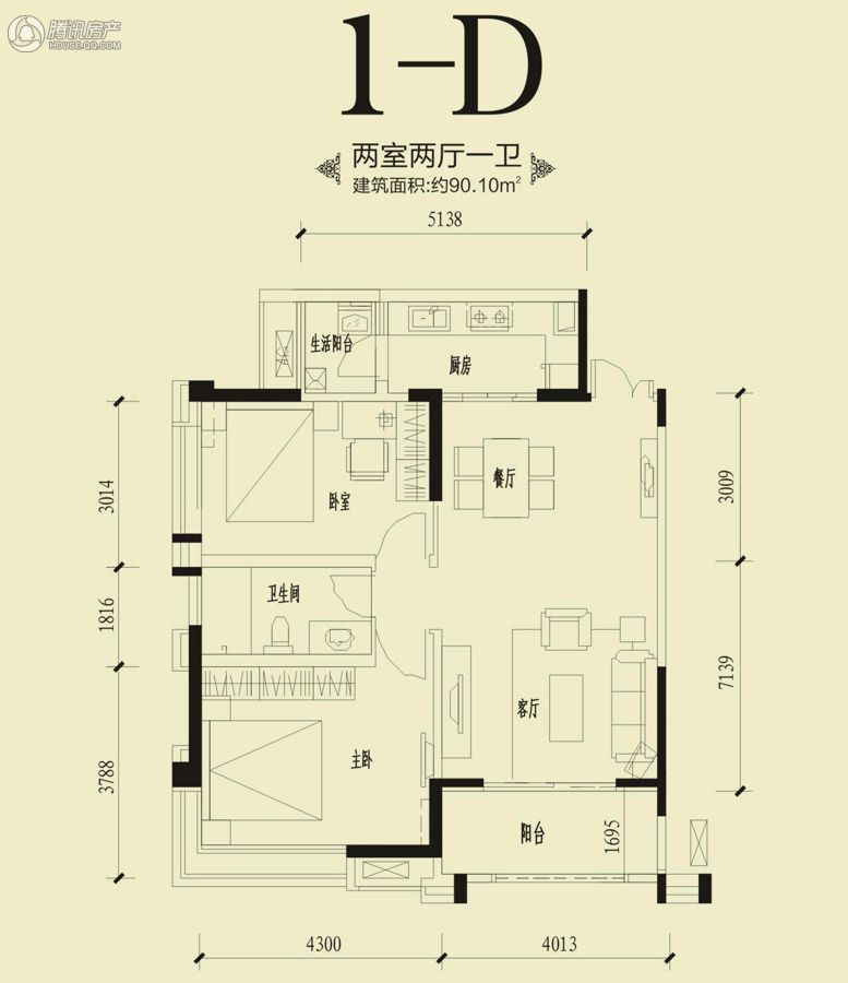 > 保利贝森公馆户型图