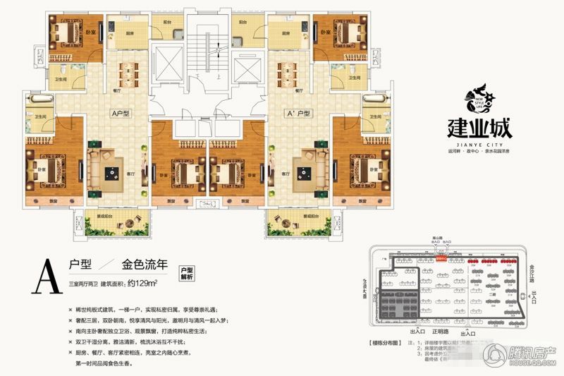 虞城建业城户型图