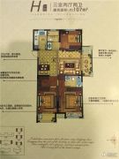 滨湖国际佳苑 高层3室2厅2卫107--109平方米户型图