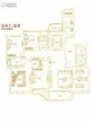 文峰城市广场4室3厅2卫221平方米户型图