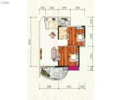 金野美和家园2室2厅1卫85平方米户型图