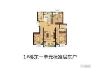磊鑫尚东郡3室2厅2卫0平方米户型图