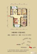 源昌・君悦山3室2厅2卫150--152平方米户型图