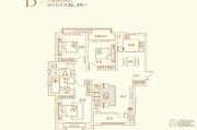雍雅锦江3室2厅2卫136平方米户型图