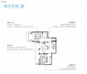 中海庐山西海度假区1室1厅1卫128平方米户型图