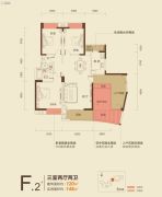宏达世纪锦城3室2厅2卫120--148平方米户型图