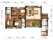 戛纳湾金棕榈4室3厅2卫155平方米户型图