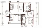 皇马郦宫3室2厅2卫0平方米户型图