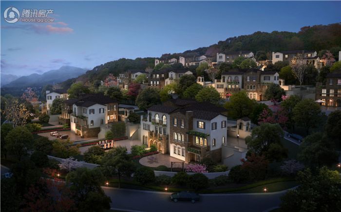 大奇山郡在售意式双拼山地别墅 均价18000元/㎡_房产杭州站_腾讯网