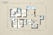 金水湾自由自宅4室2厅2卫168平方米户型图