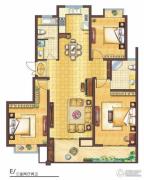 紫峻云庭3室2厅2卫0平方米户型图