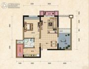 建工紫荆城2期2室2厅1卫65--78平方米户型图