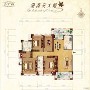 益通・枫情尚城4室2厅2卫142平方米户型图
