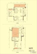 远大林语城洋房2室2厅2卫104--135平方米户型图