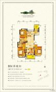 太一・御江城3室2厅2卫135平方米户型图