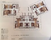 宝丰新城3室2厅2卫100--120平方米户型图