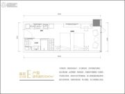 华远华时代（长沙）1室0厅1卫40平方米户型图