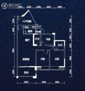 中玮海润广场3室2厅2卫140平方米户型图