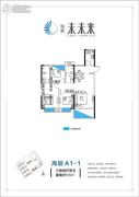 淘鑫・未未来3室2厅2卫110平方米户型图