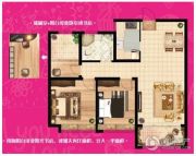 天颐郦城三期3室2厅1卫95平方米户型图