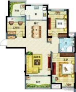 高淳碧桂园3室2厅1卫0平方米户型图