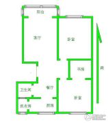 天奇盛世豪庭2室2厅1卫108平方米户型图