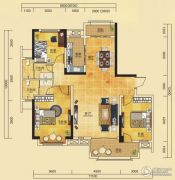 紫金城・金色世纪3室2厅2卫127--131平方米户型图
