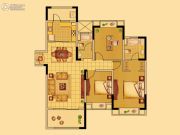 中南世纪花城3室2厅2卫128平方米户型图