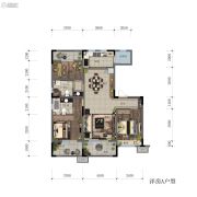 阳光城・未来悦3室2厅2卫127平方米户型图