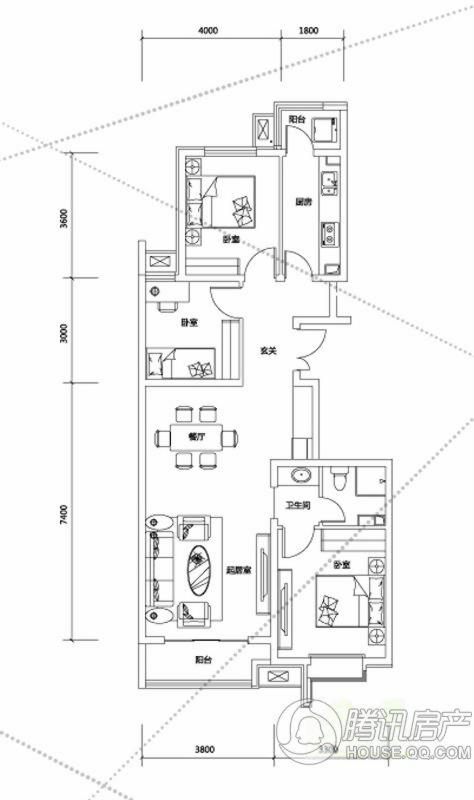 新天地美域户型图