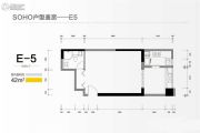 华润中心万象SOHO1室1厅1卫0平方米户型图